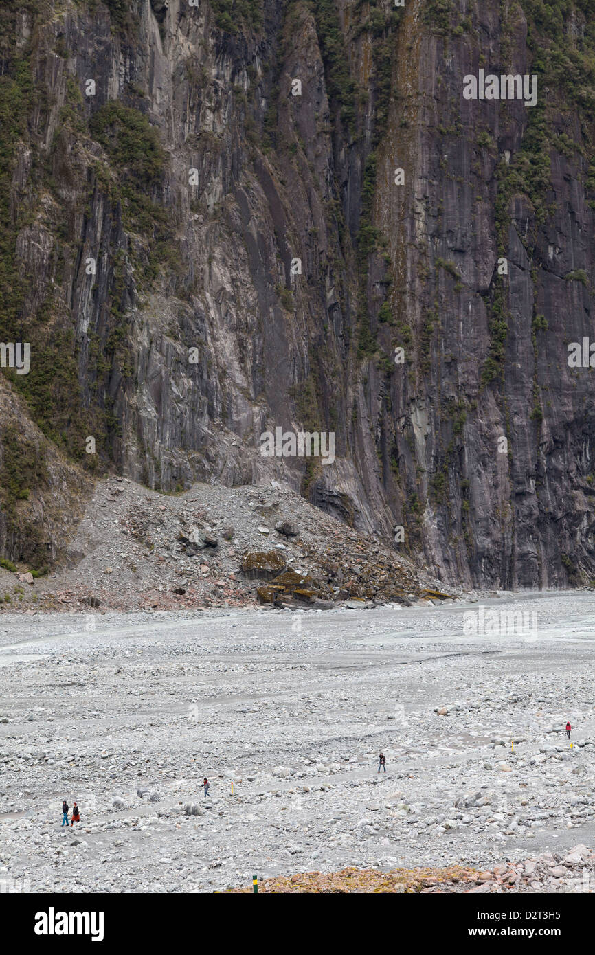 Fuß zum Fox Gletscher, Südinsel, Neuseeland Stockfoto