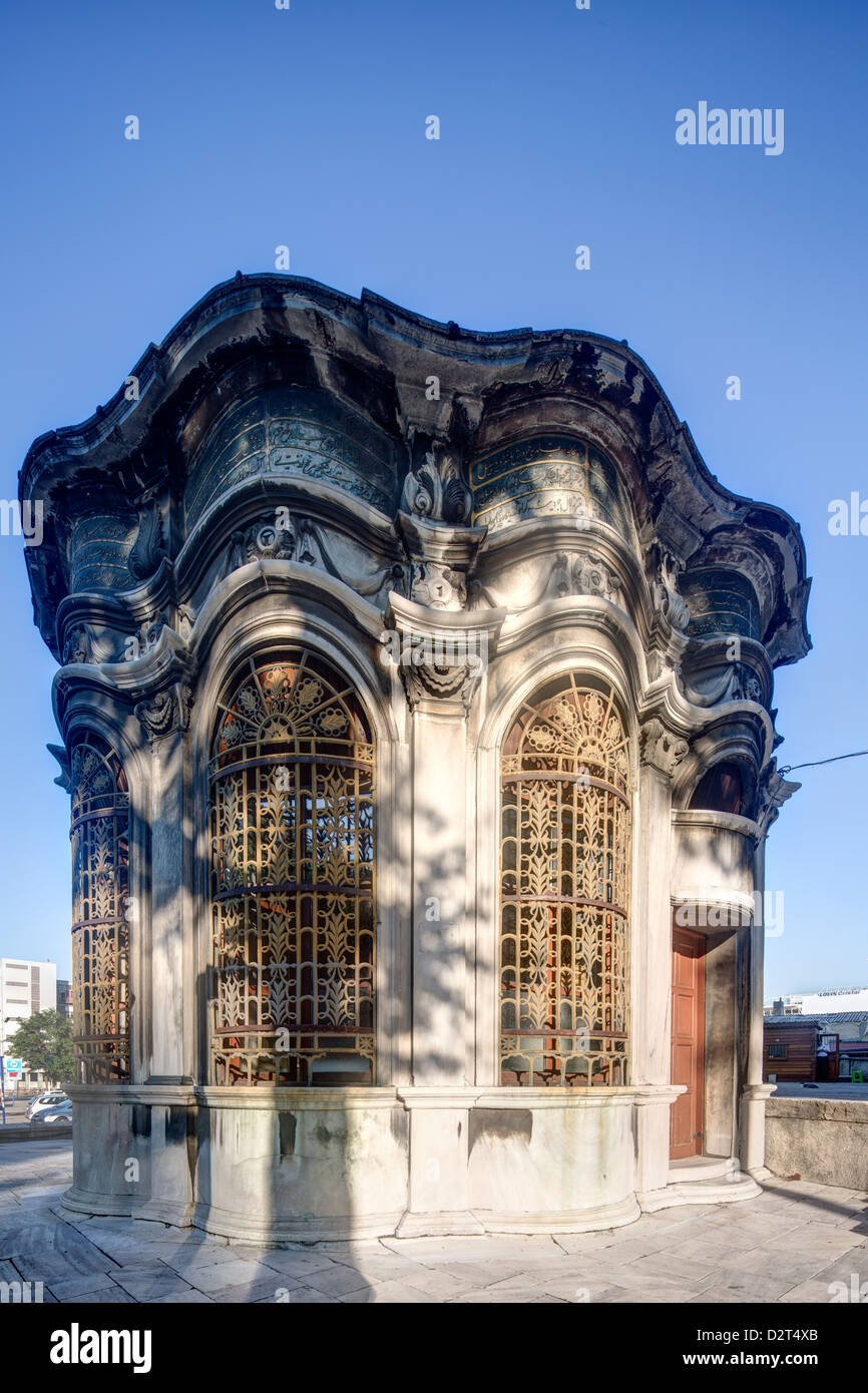 Wasser-Apotheke, Nusretiye Moschee, Tophane, Beyoglu, Istanbul, Türkei Stockfoto