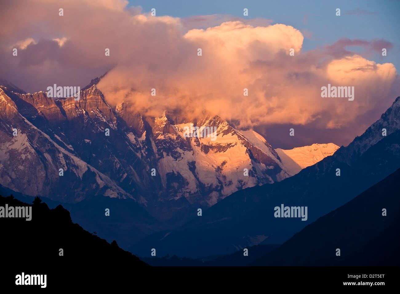 Khumbu (Everest) Region, Nepal, Himalaya, Asien Stockfoto