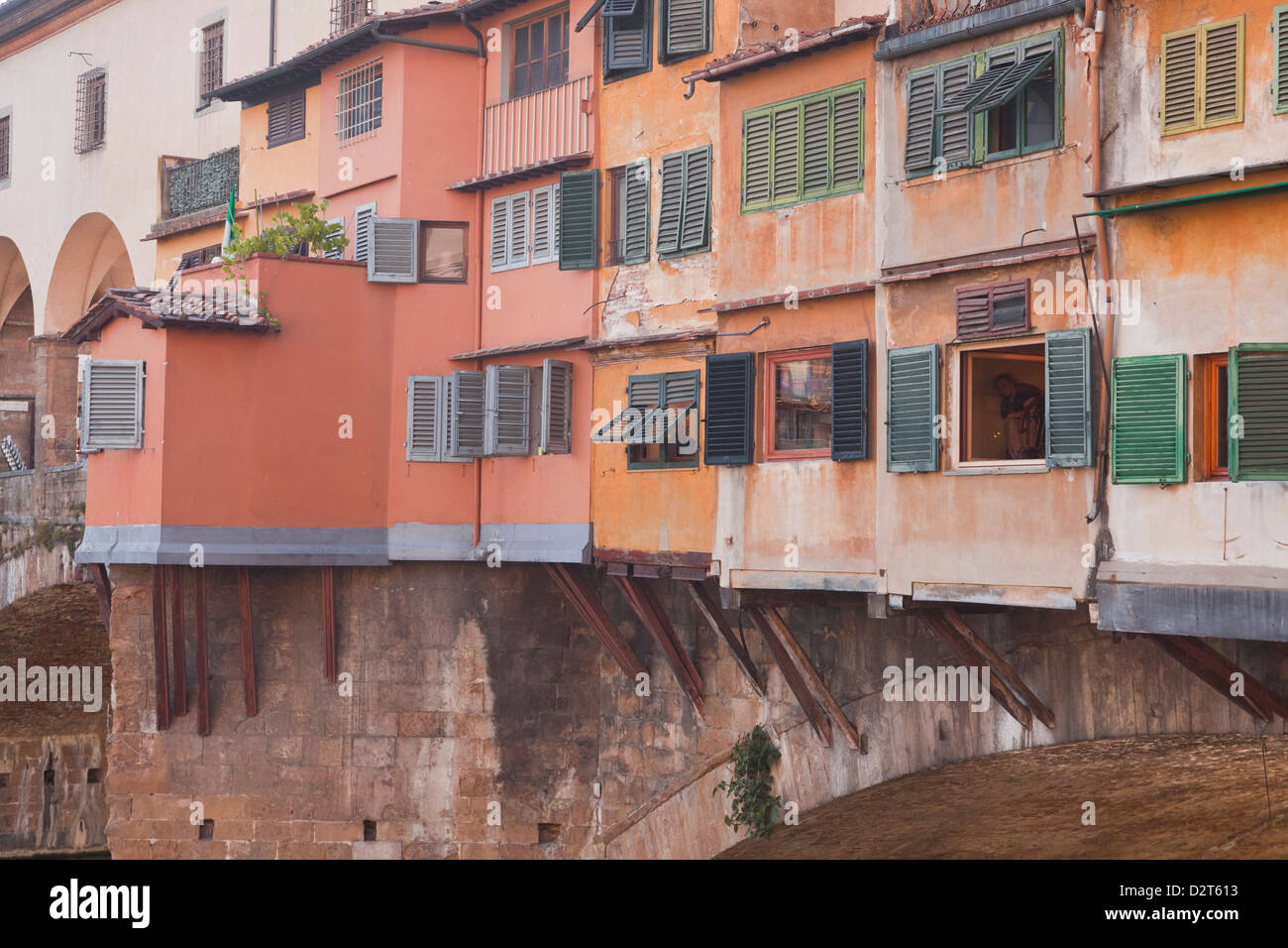 Die Ponte Vecchio, Florenz, Toskana, Italien, Europa Stockfoto