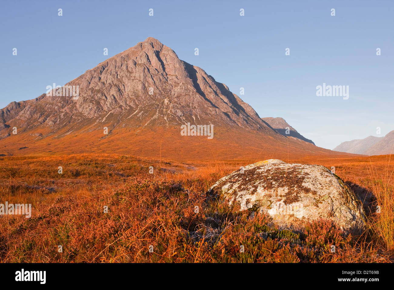 Buachaille Etive Mor Berg am Rande des Glencoe und Glen Etive, Highlands, Schottland, Vereinigtes Königreich, Europa Stockfoto