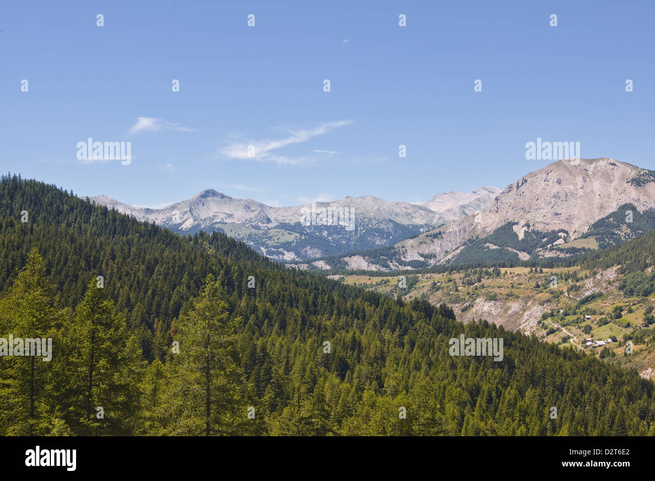 Die Südalpen im Parc National du Mercantour in der Nähe von Allos, Alpes-de-Haute-Provence, Provence, Frankreich, Europa Stockfoto