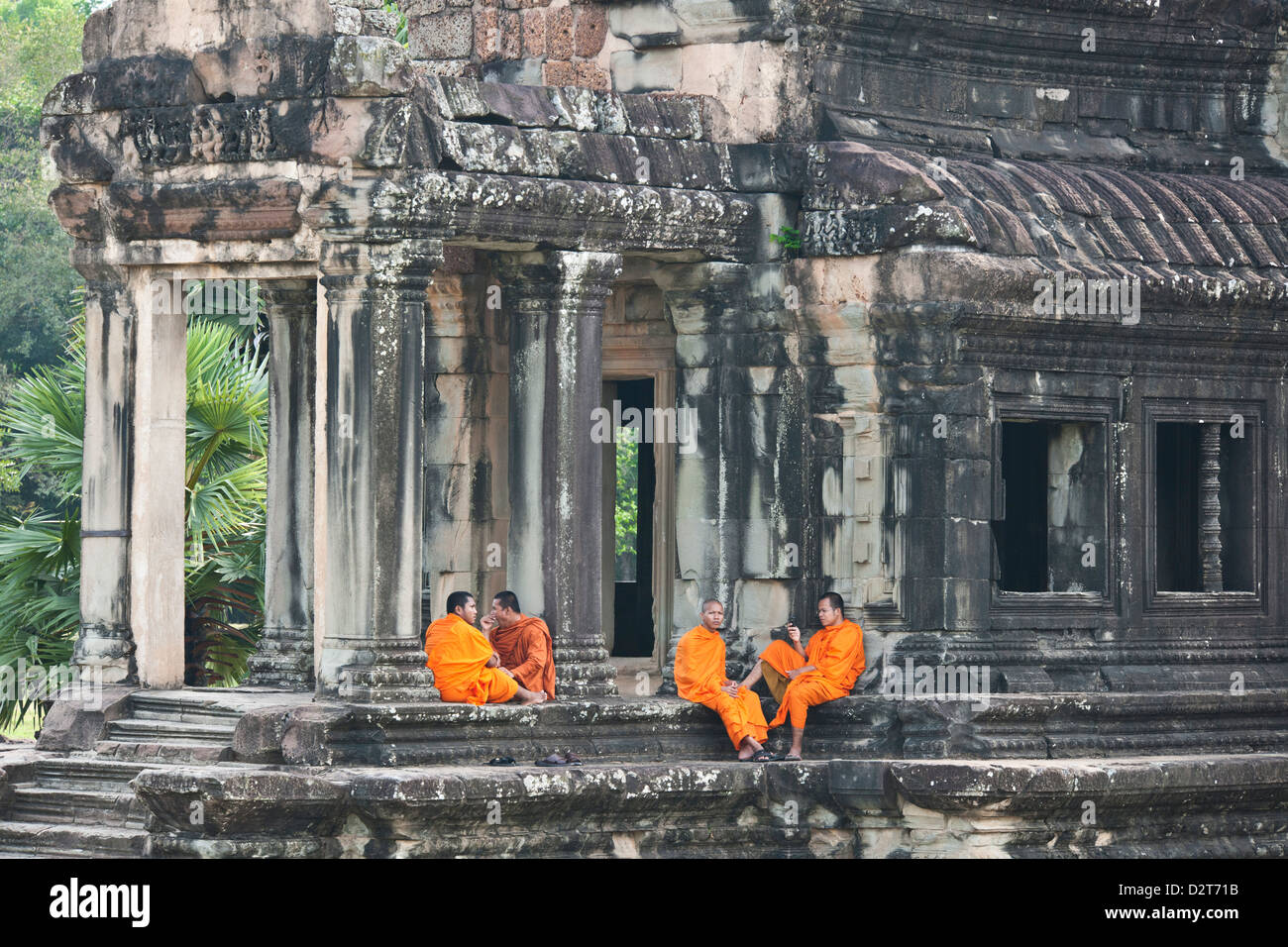 Angkor Wat, UNESCO-Weltkulturerbe, Siem Reap, Kambodscha, Indochina, Südostasien, Asien Stockfoto