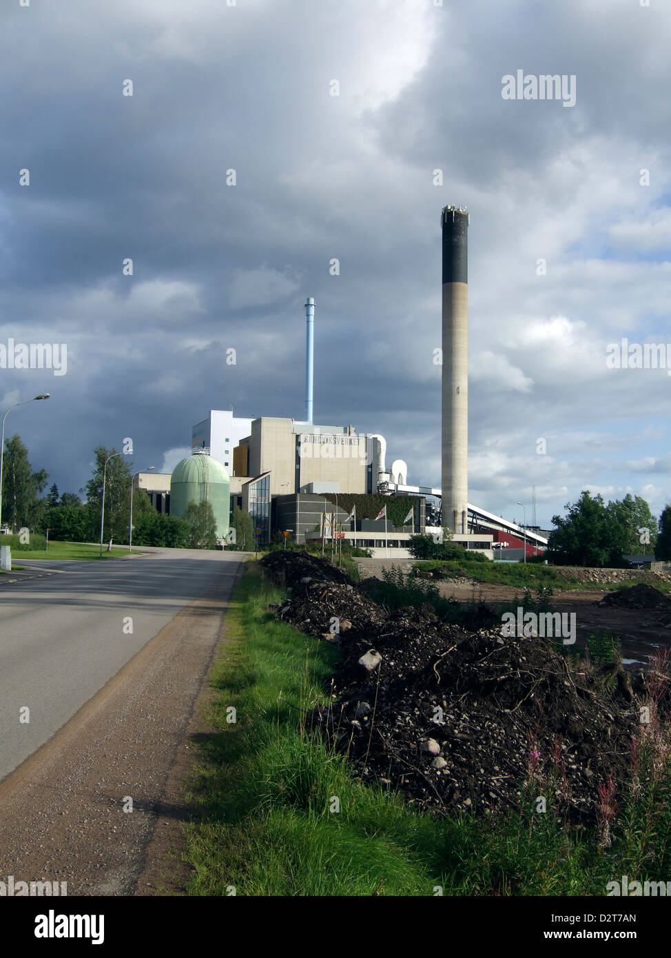 Kraftwerk, Växjö, Schweden Stockfoto