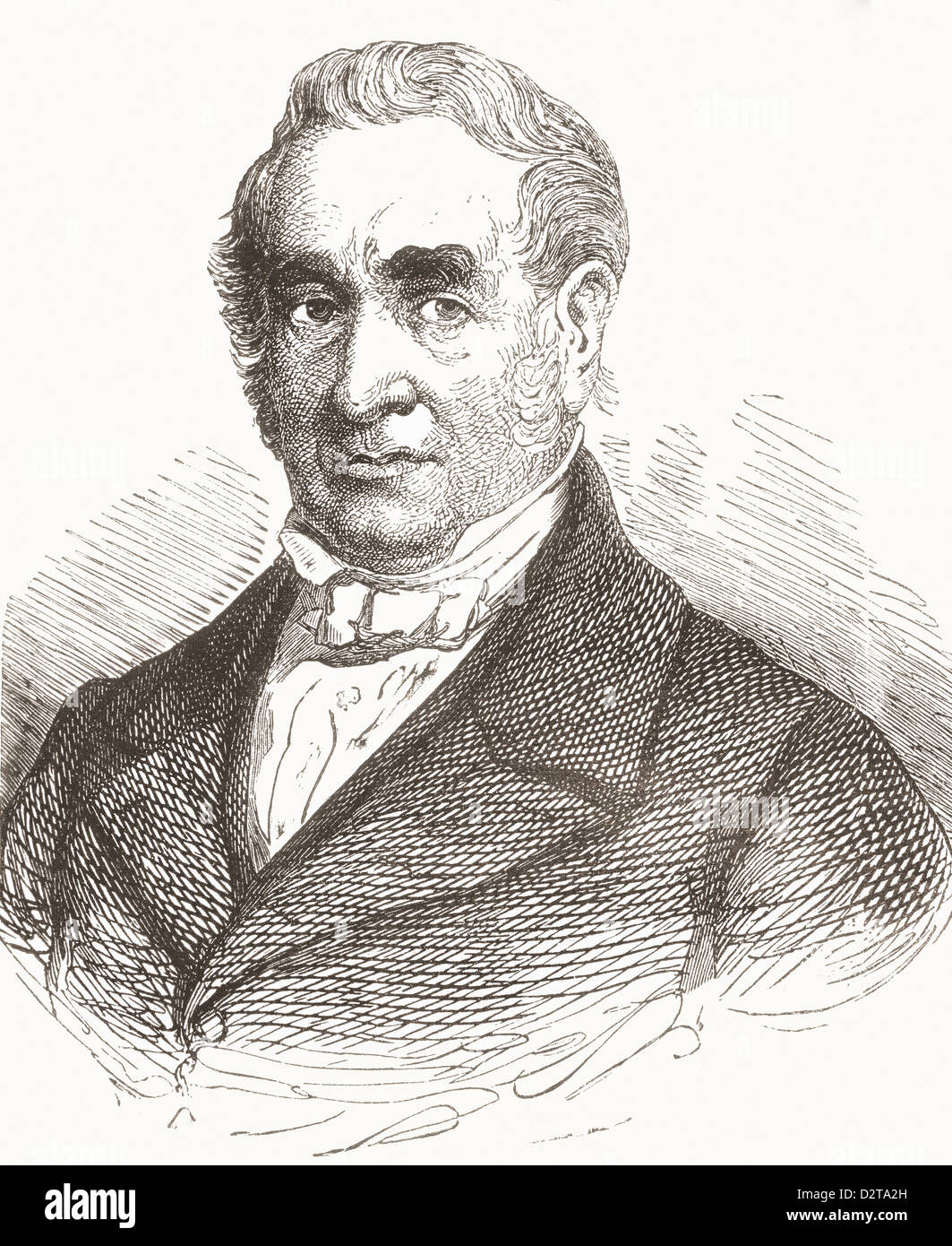 George Stephenson, 1781 – 1848. Englischer Bauingenieur und Maschinenbau-Ingenieur. Stockfoto