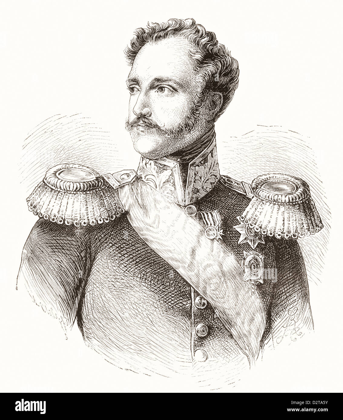 Nikolaus i., 1796-1855. Kaiser von Rußland. Stockfoto