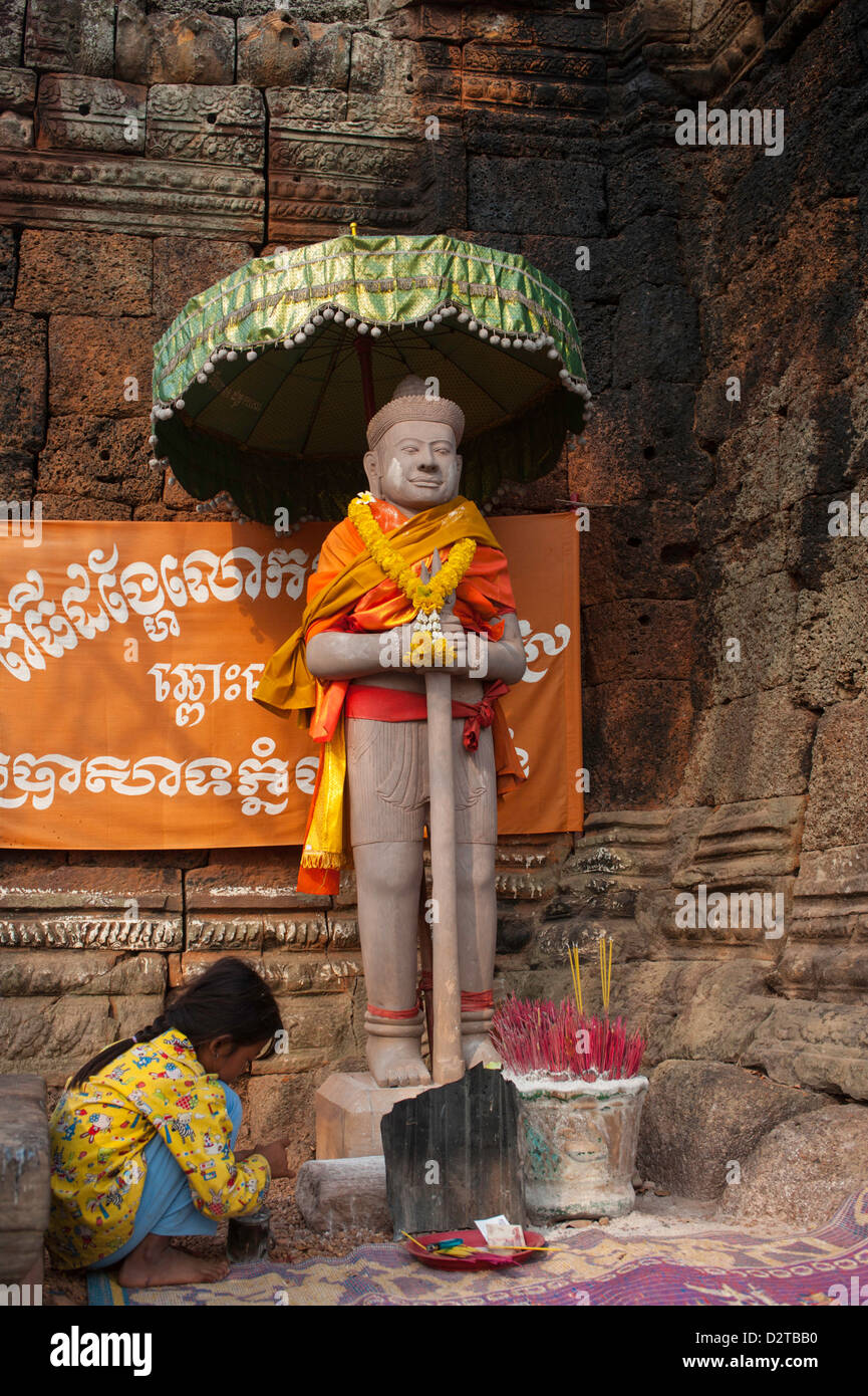 Battanbang Kambodscha Prasat Banan Tempel Wat Stockfoto