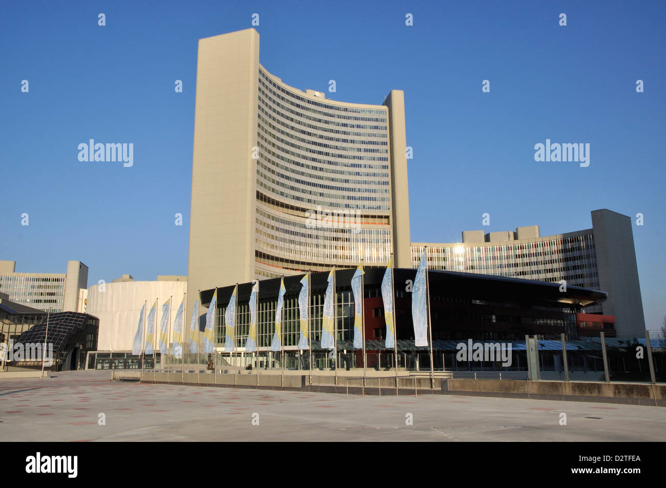 Vienna International Centre Stockfoto