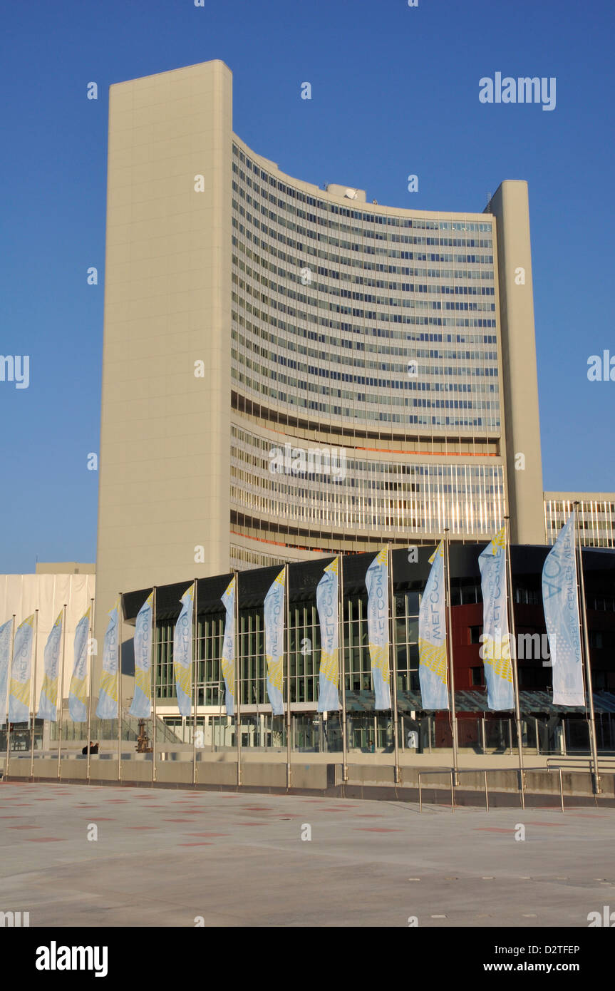 Vienna International Centre Stockfoto