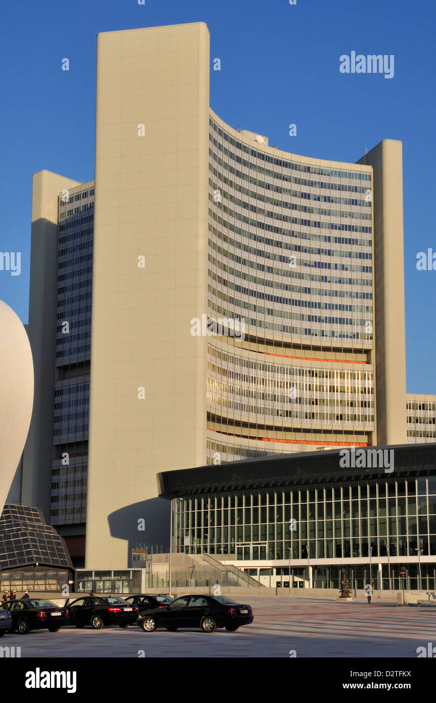 Vienna International Centre Stockfoto