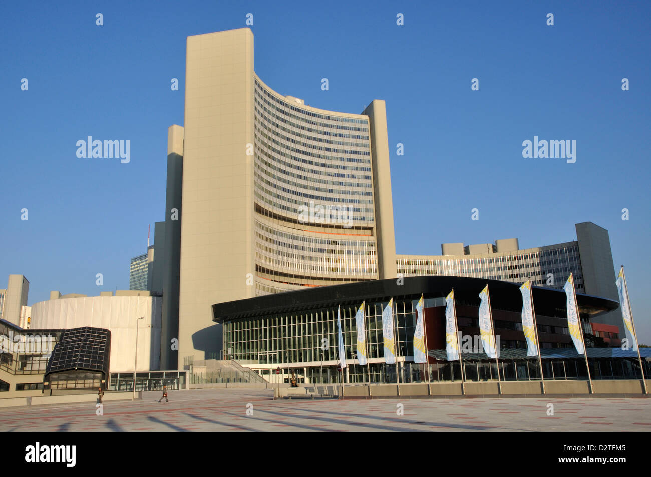 Vienna International Centre Stockfoto