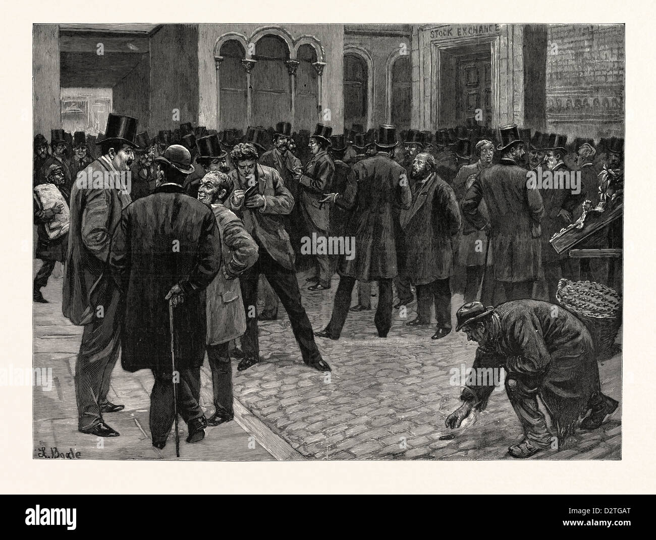 DER LONDON STOCK EXCHANGE DEN AMERIKANISCHEN MARKT Stockfoto