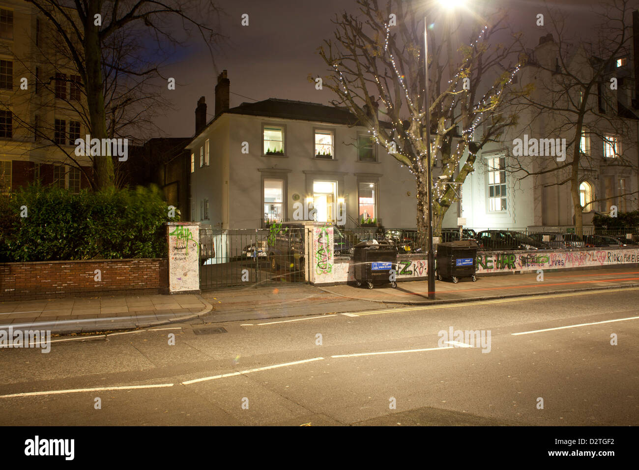 London City bei Nacht Stockfoto