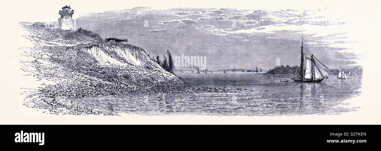 Blick auf New York Vereinigte Staaten von Amerika Stockfoto