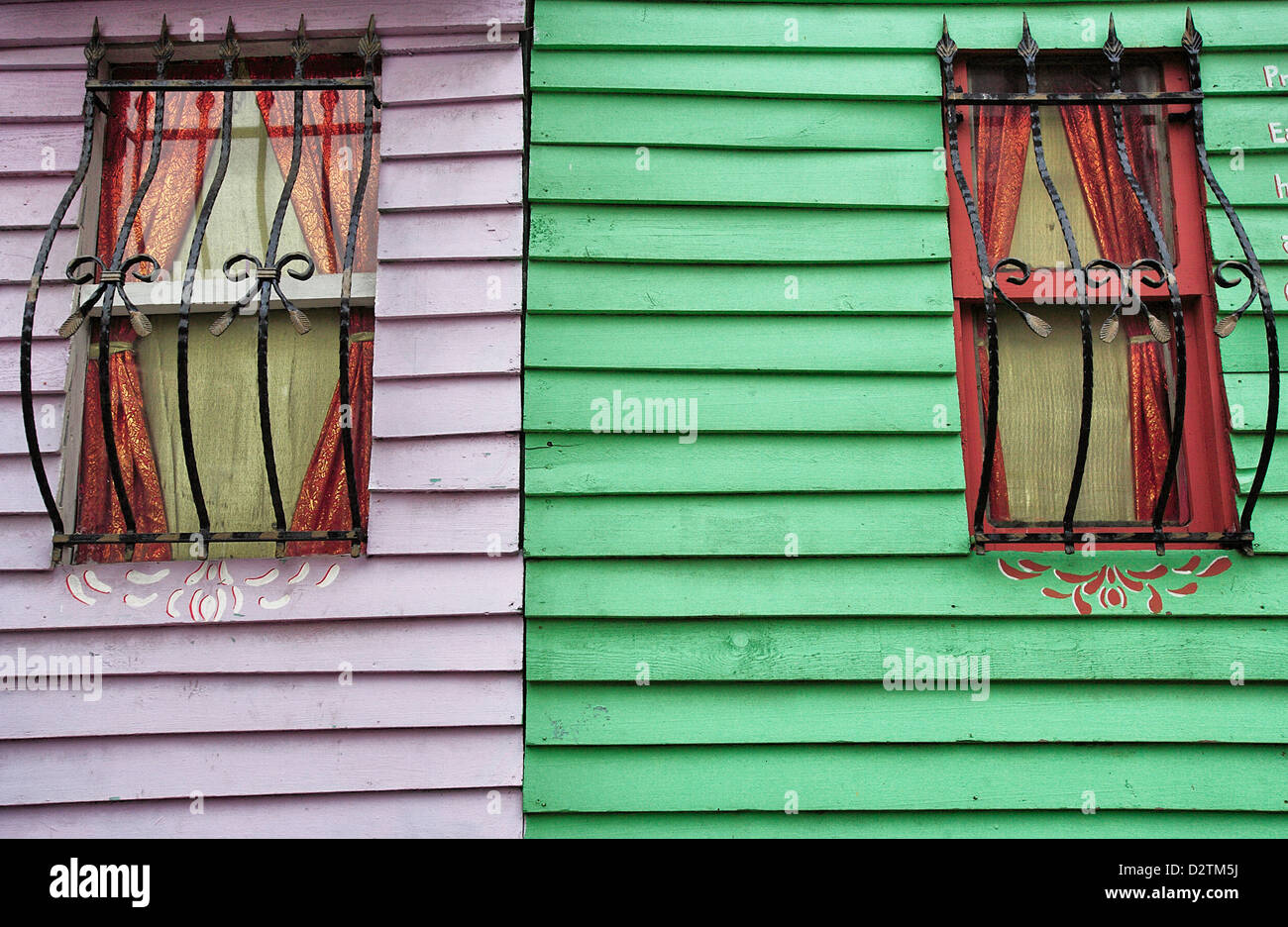 Bunte Hausfassade, Sultanahmet, Istanbul, Türkei Stockfoto