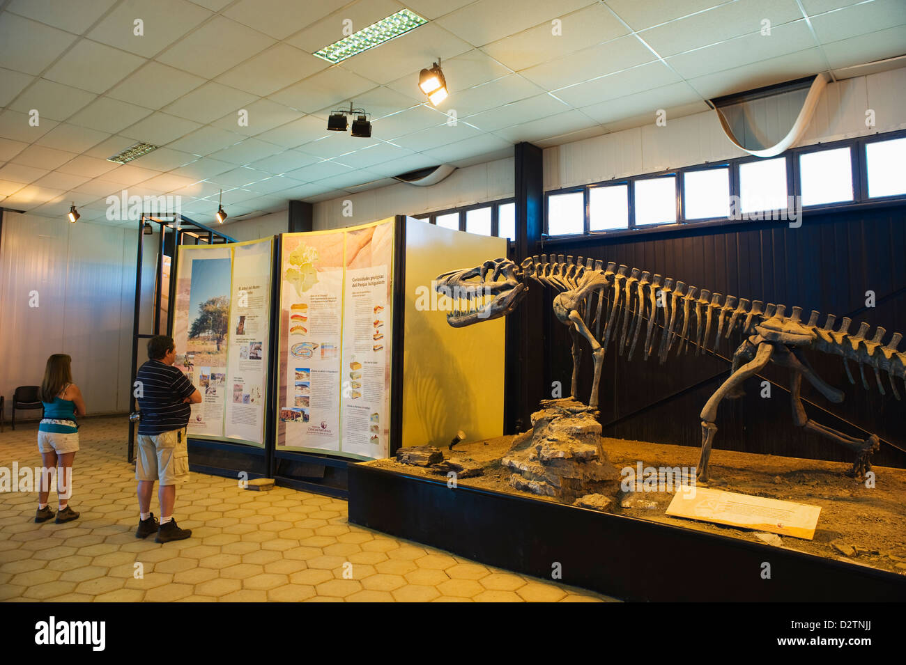 Dinosaurier-Museum, Parque Provincial Ischigualasto, Argentinien, Südamerika Stockfoto