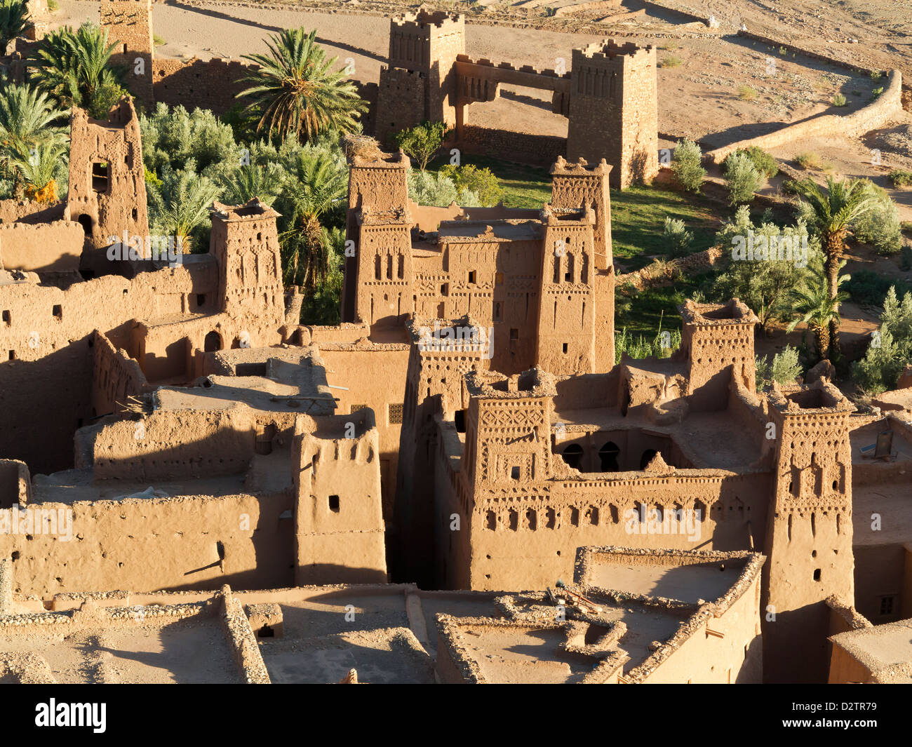 Ait Ben Haddou Kasbah, Ouarzazate, Marokko Stockfoto