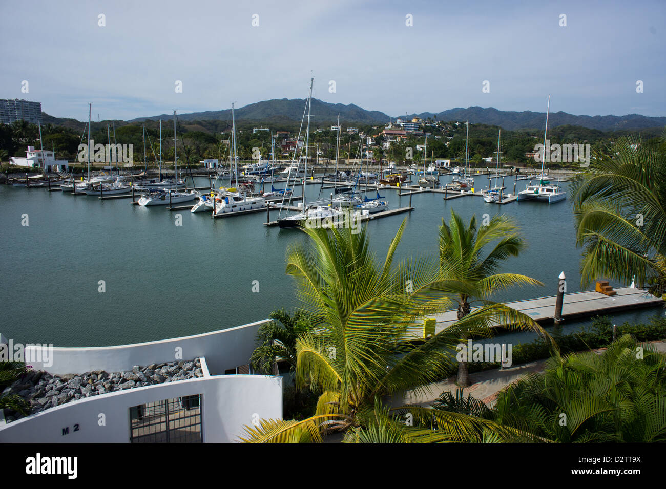 Marina in La Cruz de Huanacaxtle Nayarit Mexiko Stockfoto