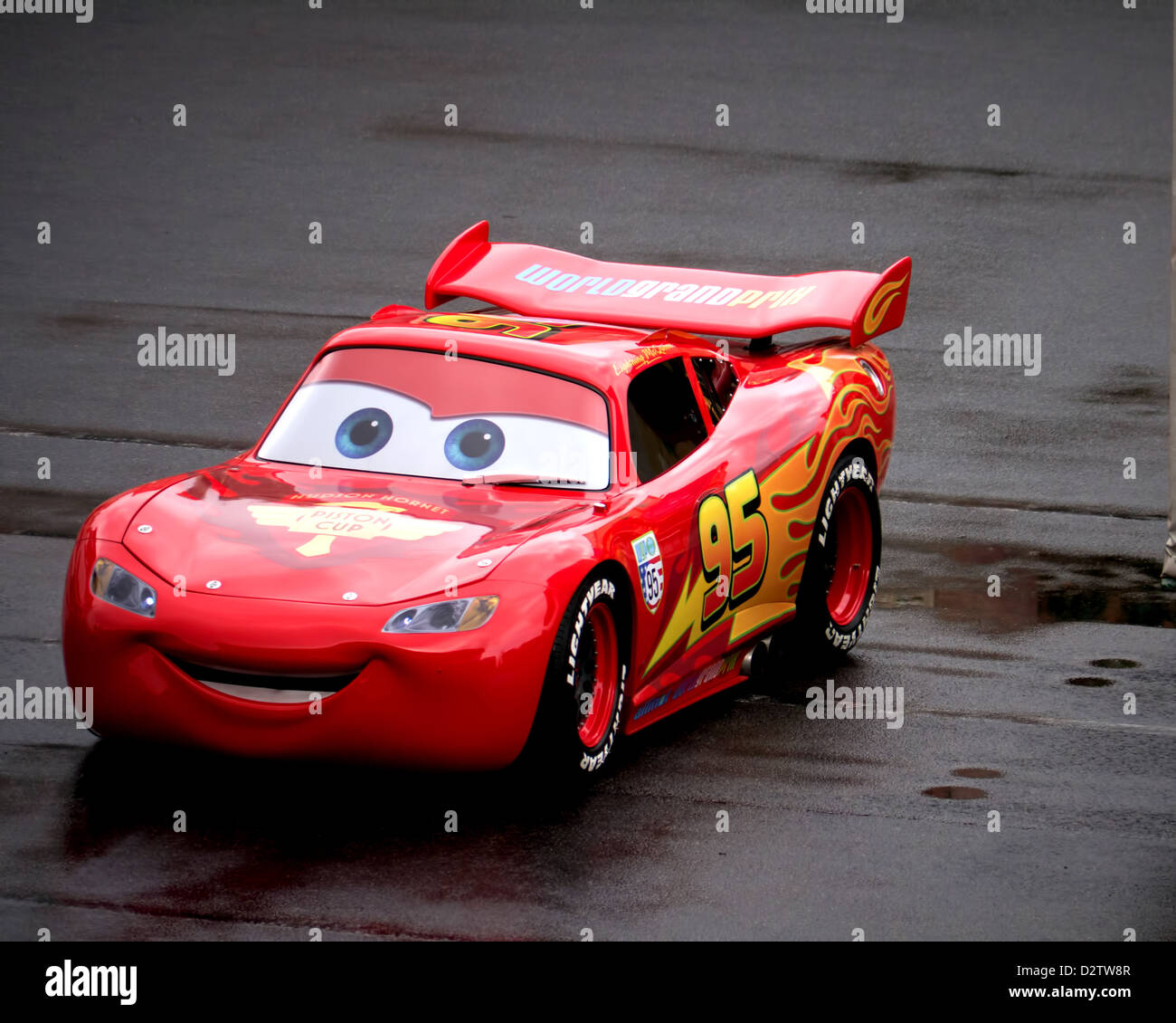 Lightning Mcqueen im Disneyland Paris Stockfoto