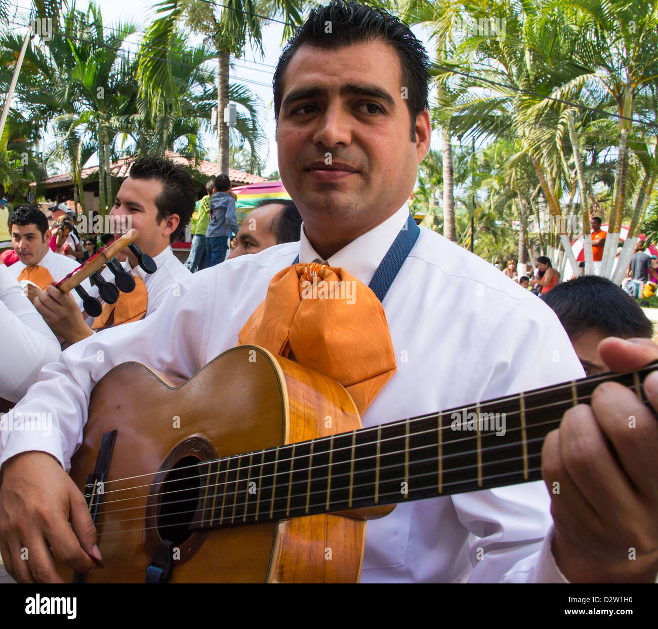 Mariachi-Gitarrist, Sayulita, Mexiko Stockfoto