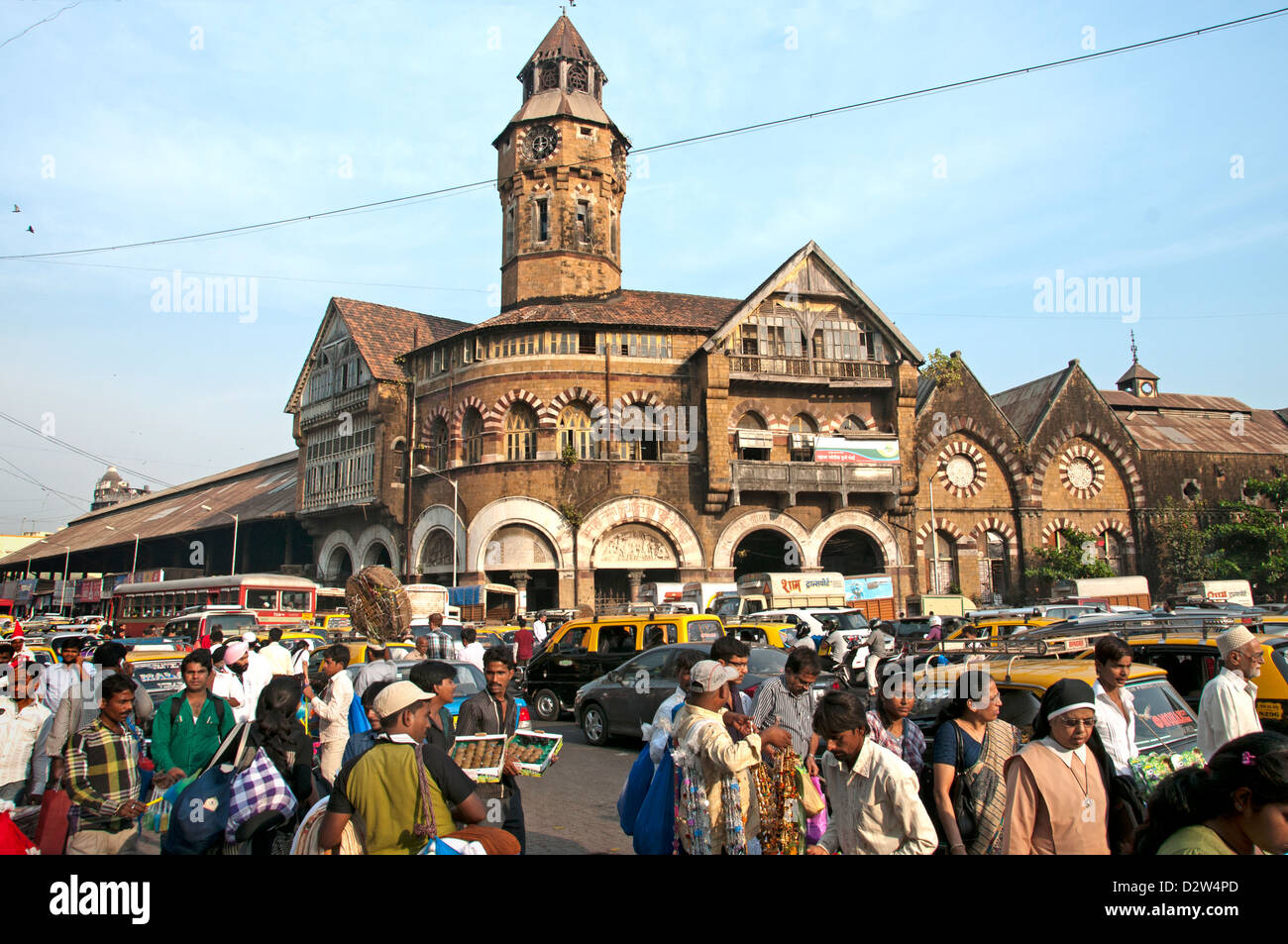 Mumbai (Bombay) Indien Crawford Market Stockfoto