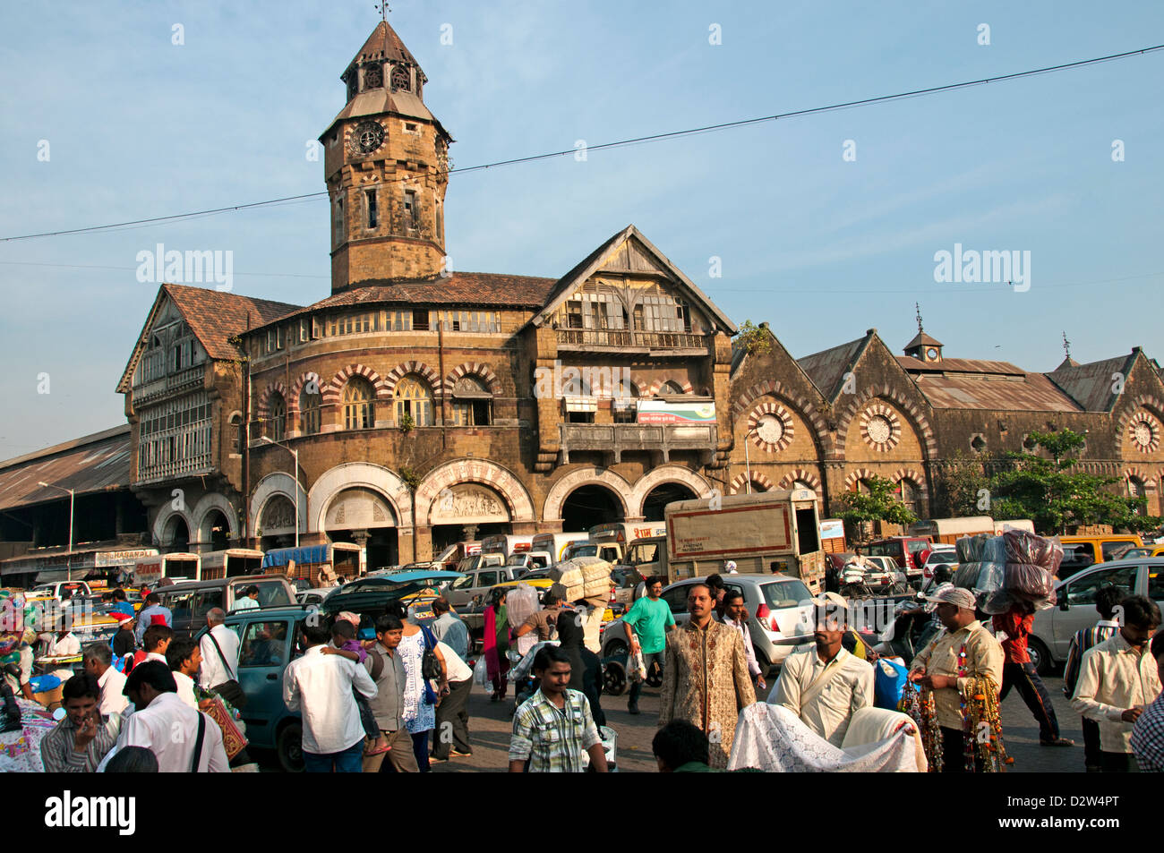 Mumbai (Bombay) Indien Crawford Market Stockfoto