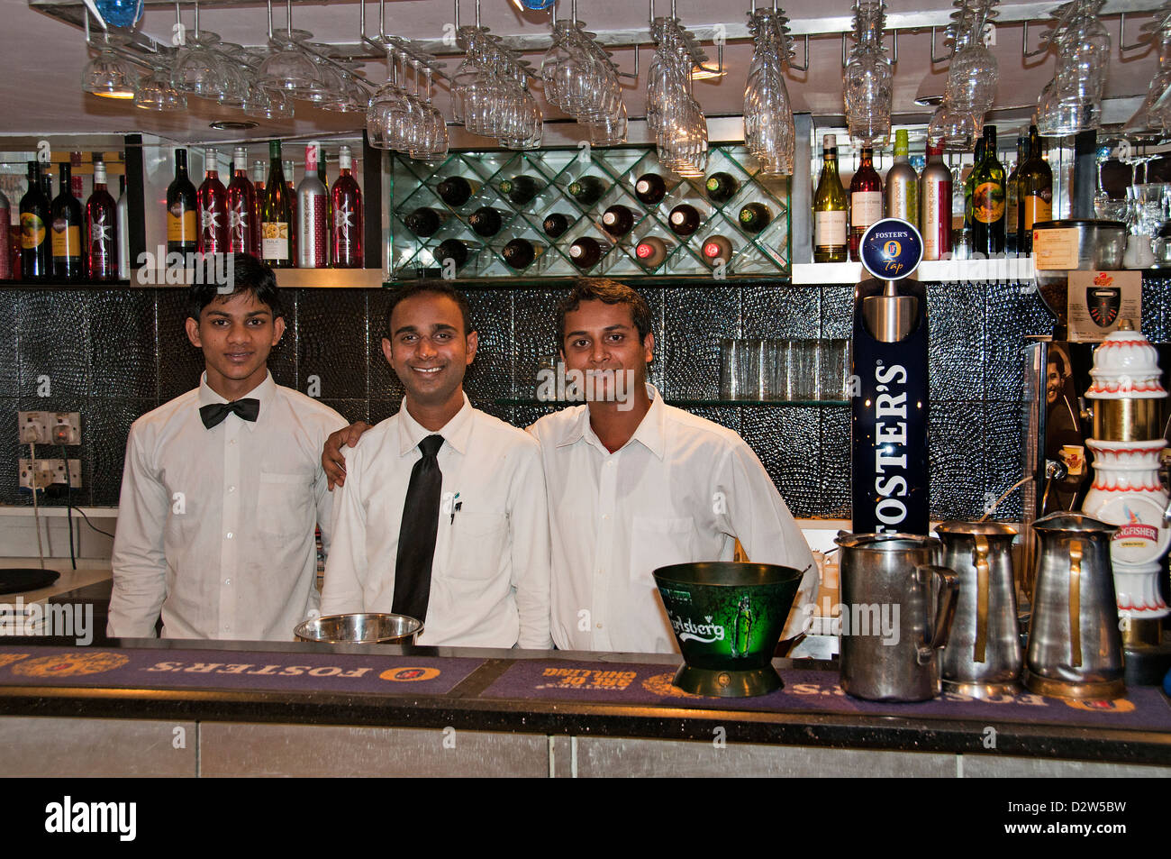Cafe Bar Mocambo Pub Fort Mumbai Mumbai (Bombay) Indien Stockfoto