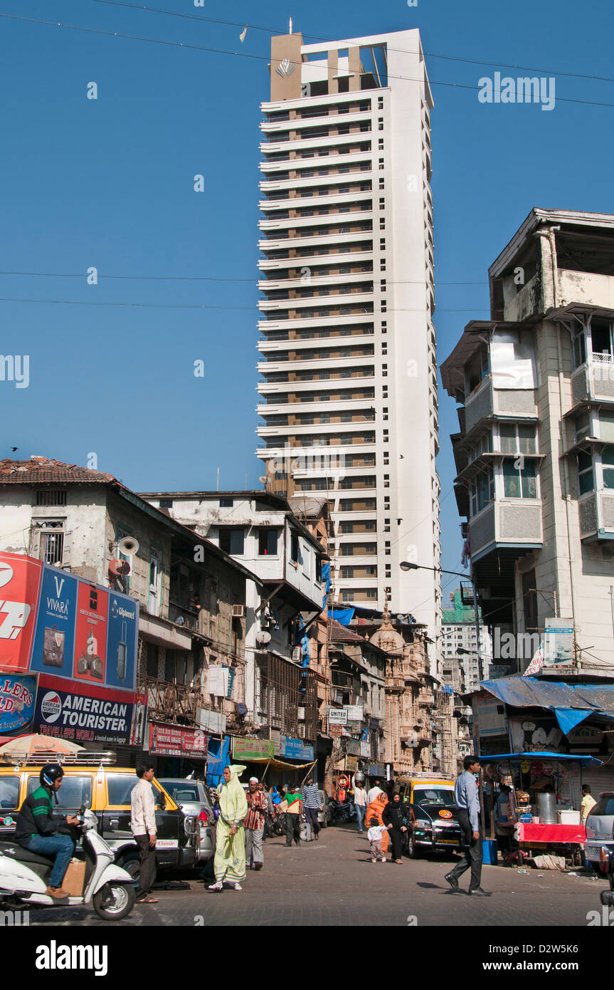 Mumbai (Bombay) Indien in der Nähe von Crawford Market Stockfoto