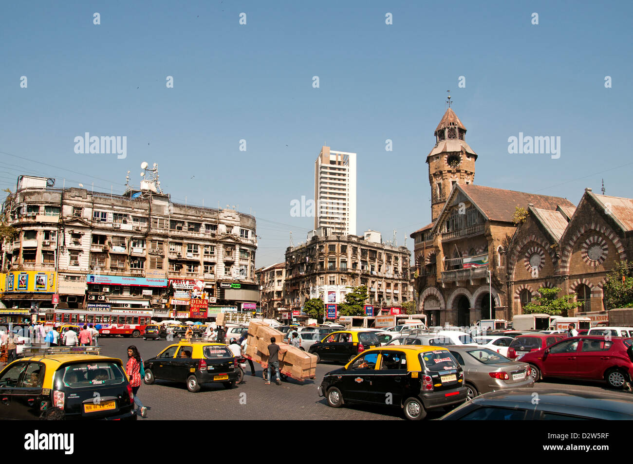 Mumbai (Bombay) Indien Crawford Market - Zavari Basar Stockfoto