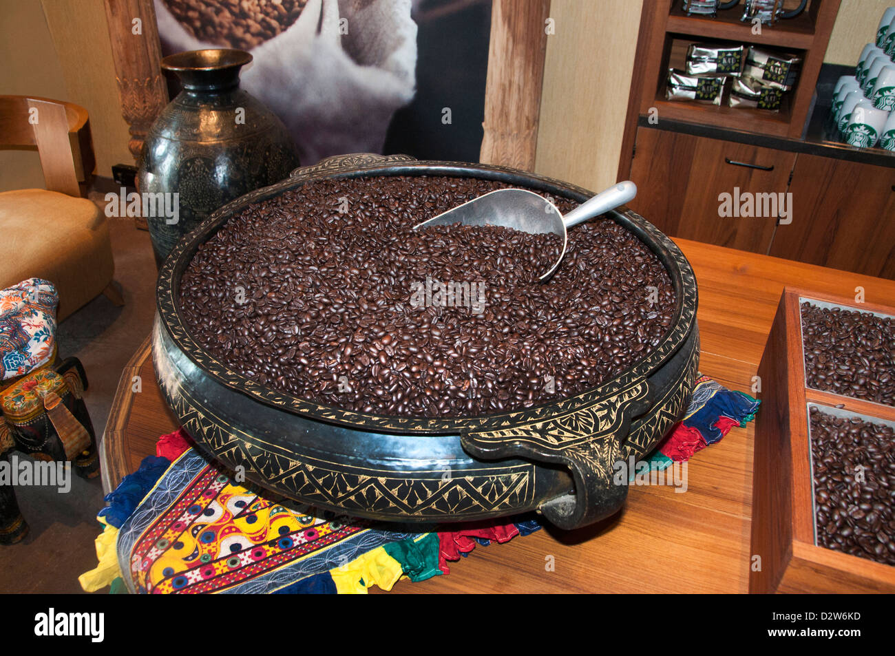 Starbucks, Kaffee, Andheri East, Mumbai, Maharashtra, Indien, Indisch, Stockfoto