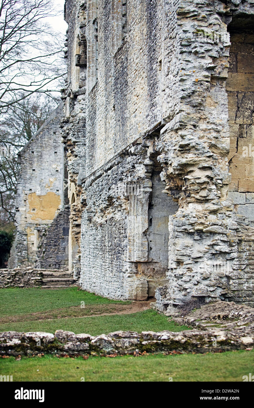 Ruinen der Minster Lovell Hall in Oxfordshire Stockfoto