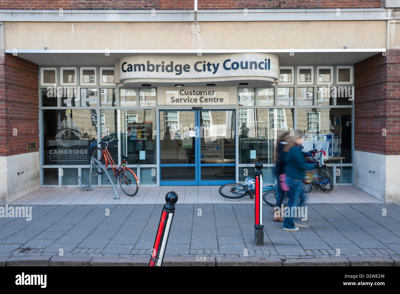 Cambridge City Council Büros und Customer Service Center Regent Street Cambridge UK Stockfoto