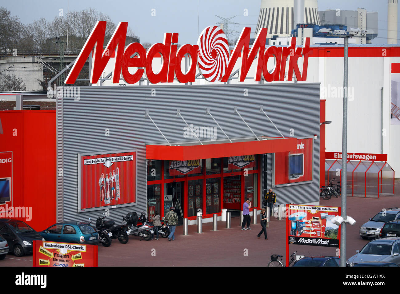 Berlin, Deutschland, Mediamarkt Stockfoto