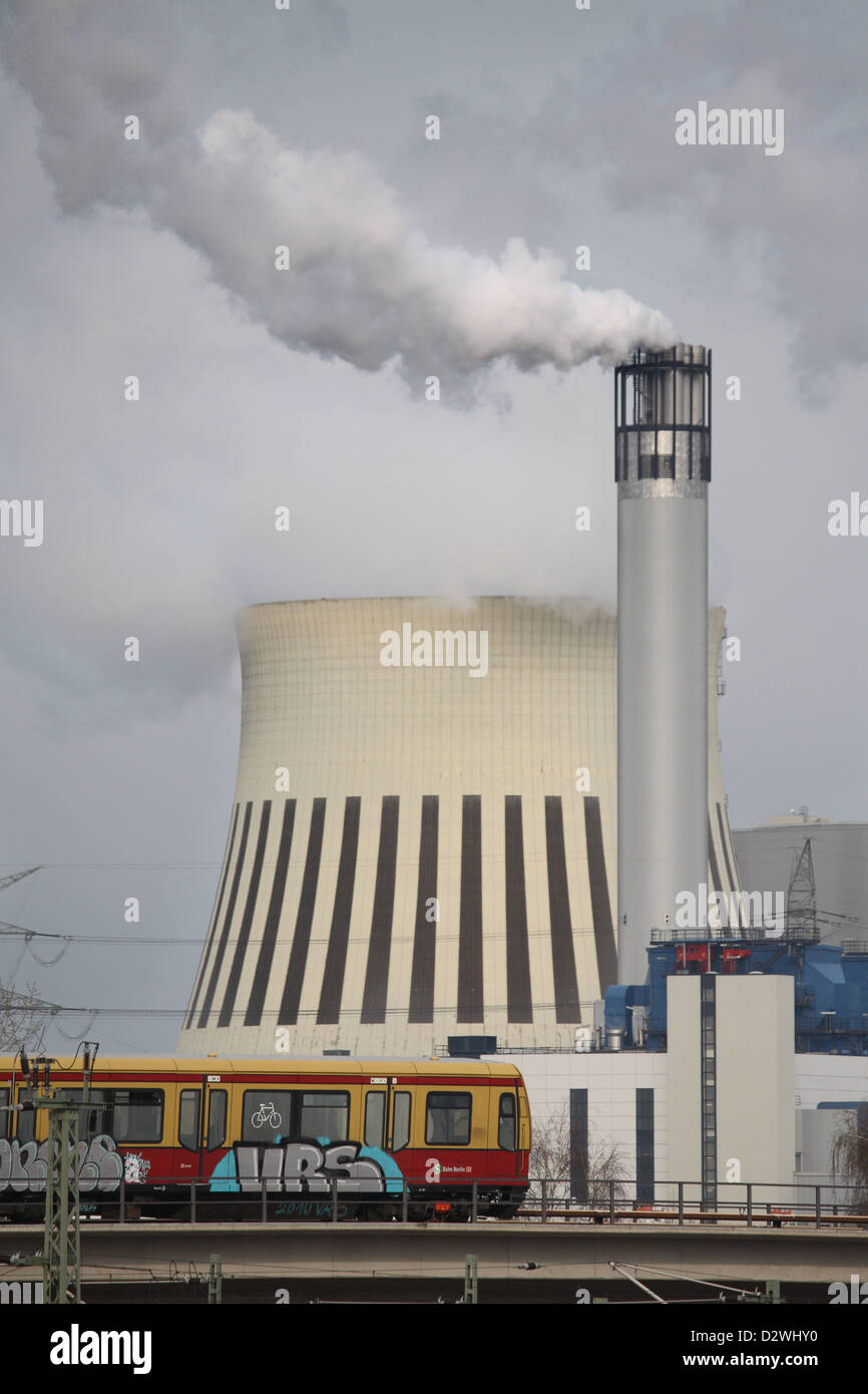 Berlin, Deutschland, Kraftwerk Reuter West Vattenfall Europe AG Stockfoto