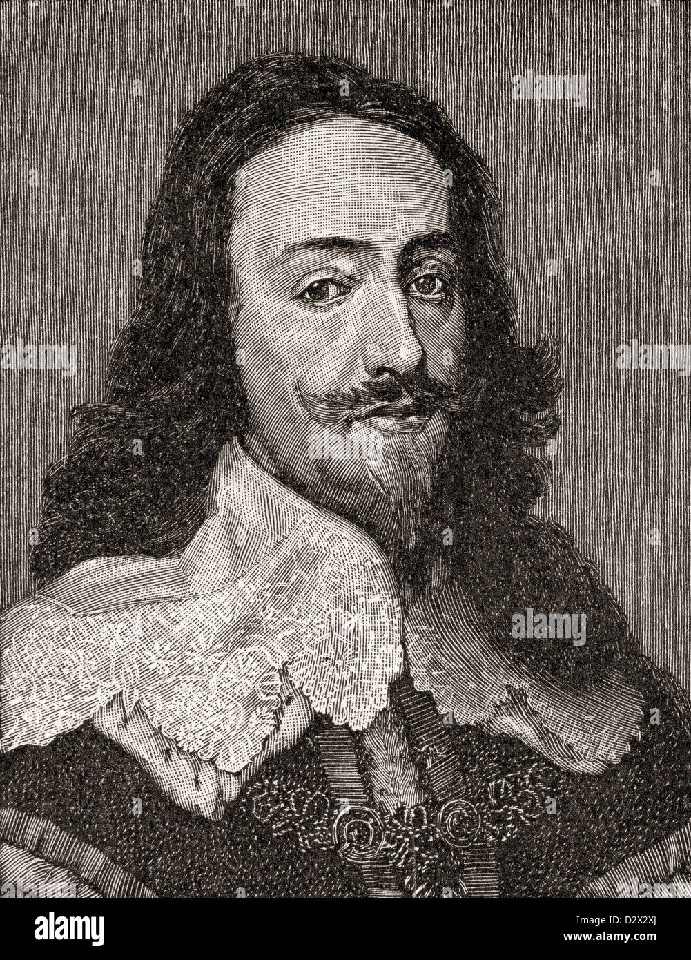 Charles I, 1600-1649. König von England, Schottland und Irland. Aus einer ersten Buch der britischen Geschichte veröffentlicht 1925. Stockfoto