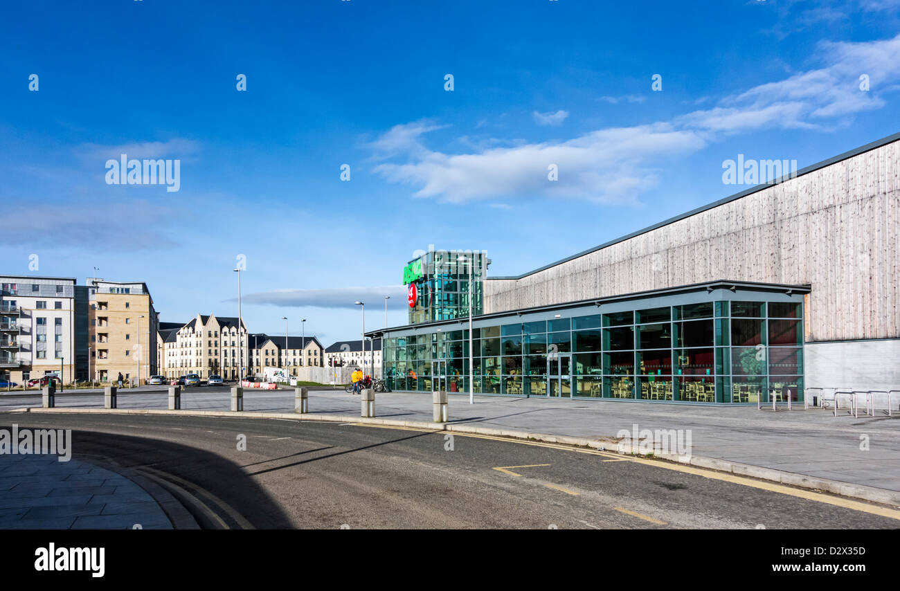 ASDA speichern am Westhafen in Leith Docks Edinburgh Schottland Stockfoto