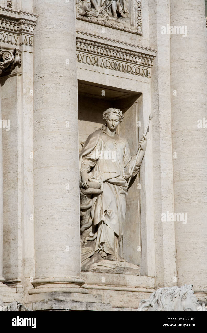 Trevi Brunnen. Abbildung Stockfoto