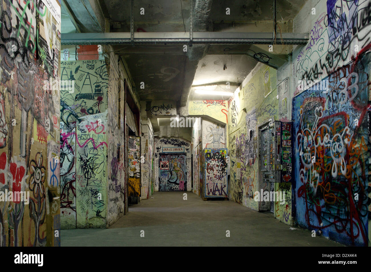 Berlin, Deutschland, Halle im Kunsthaus Tacheles Stockfoto