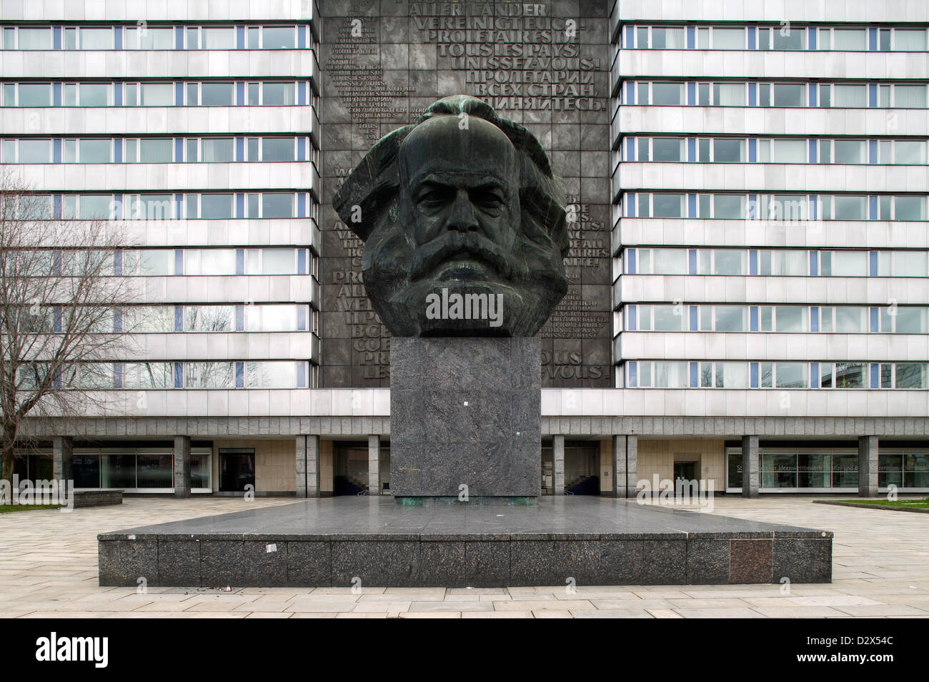 Chemnitz, Deutschland, Karl-Marx-Monument, entworfen von Lew Kerbel Stockfoto