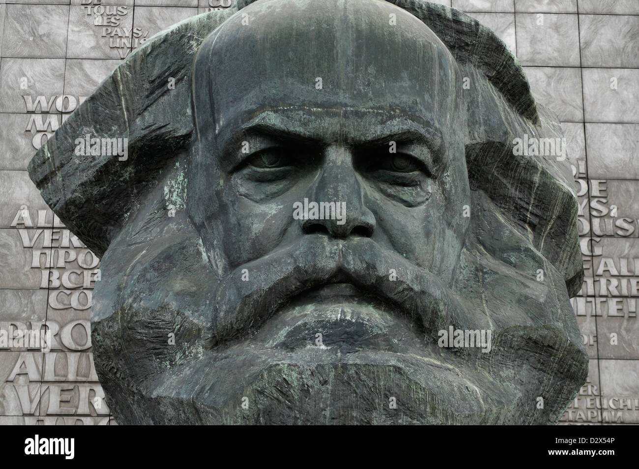 Chemnitz, Deutschland, Karl-Marx-Monument, entworfen von Lew Kerbel Stockfoto
