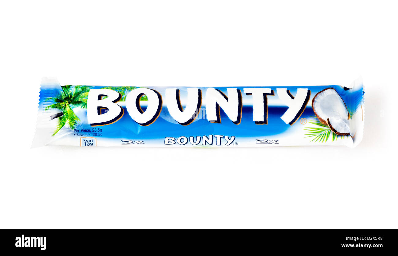 Bounty Schokolade bar Stockfoto