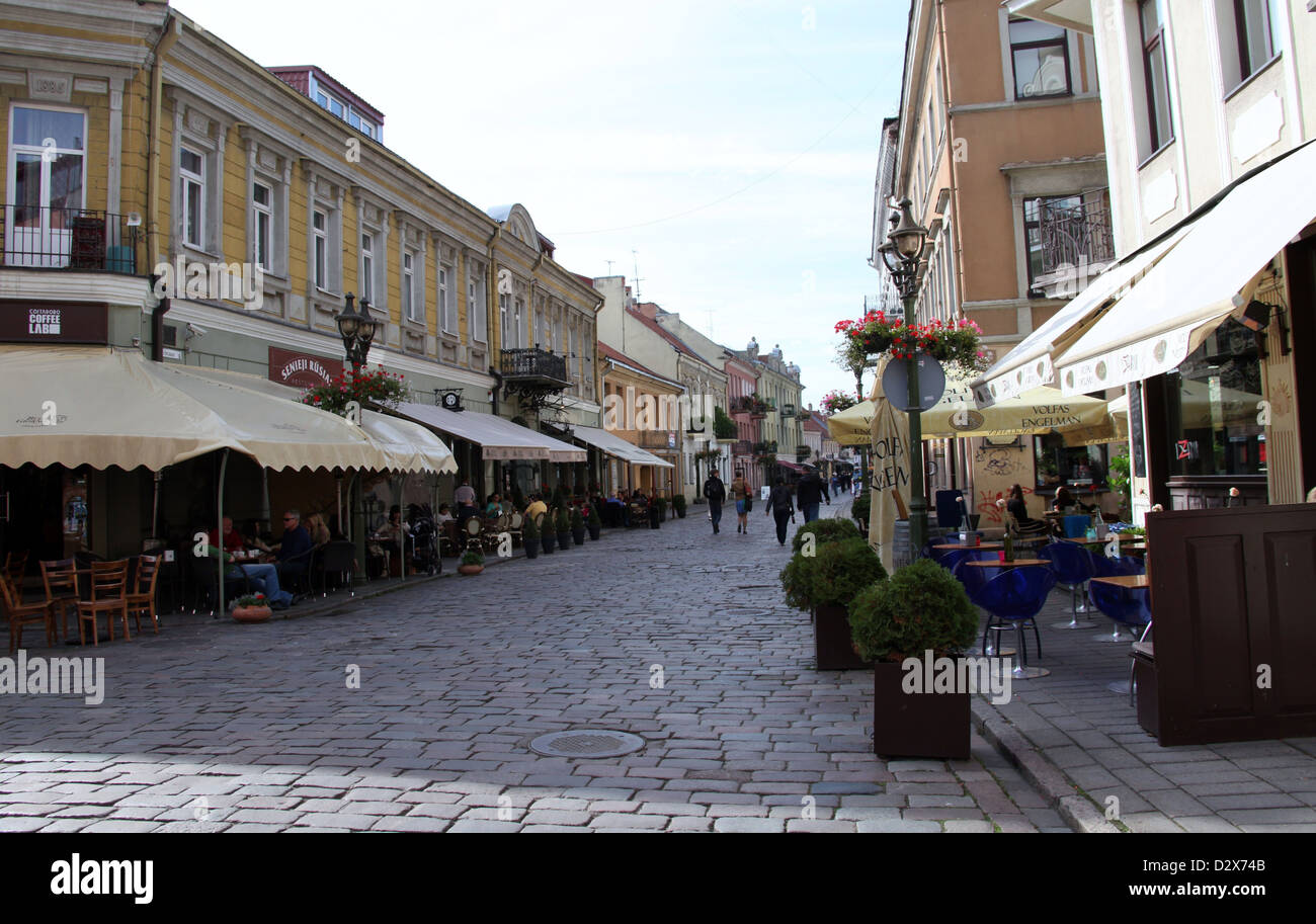 Historischen Kaunas ist die zweitgrößte Stadt in Litauen Stockfoto