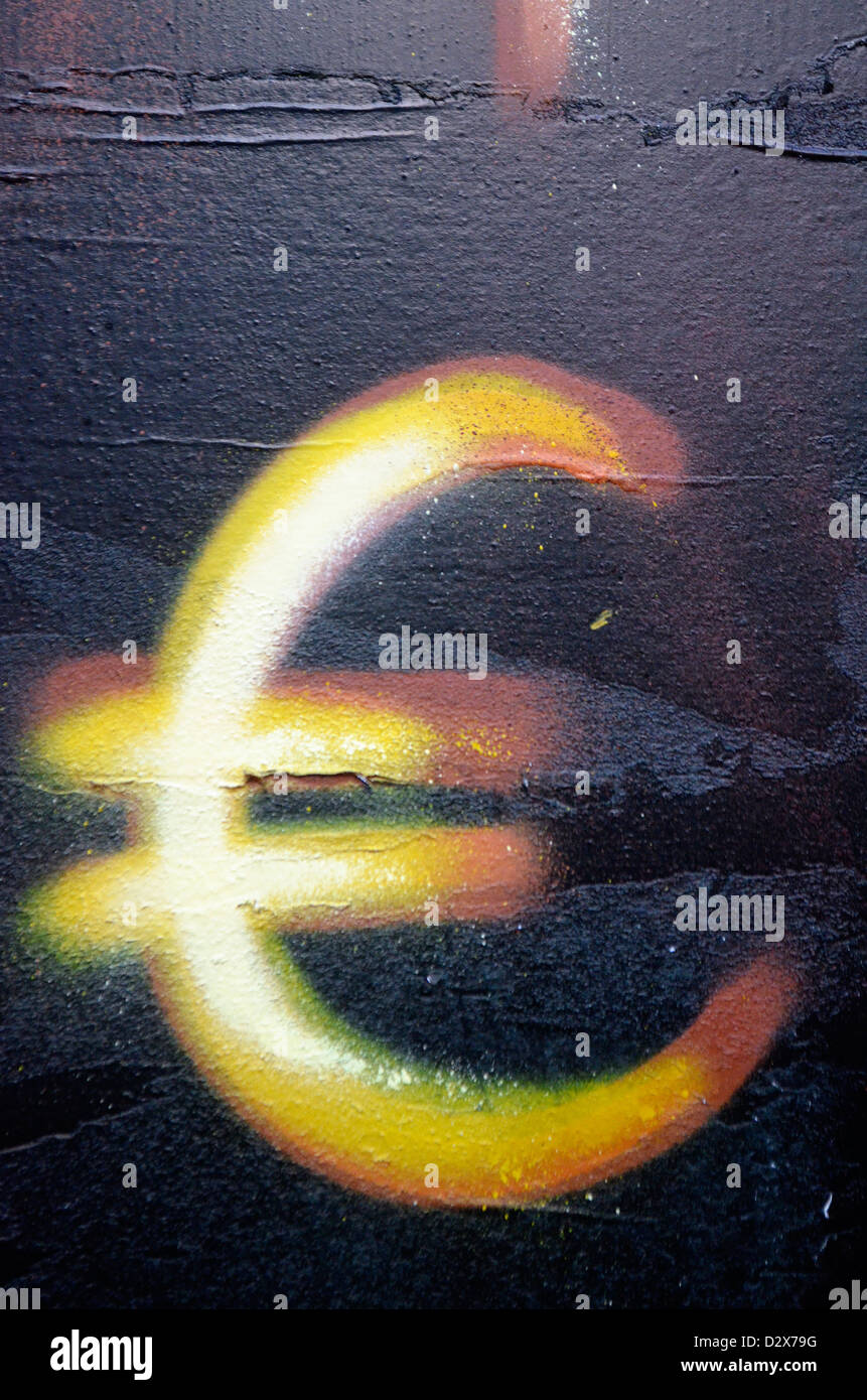 Euro-Symbol Stockfoto