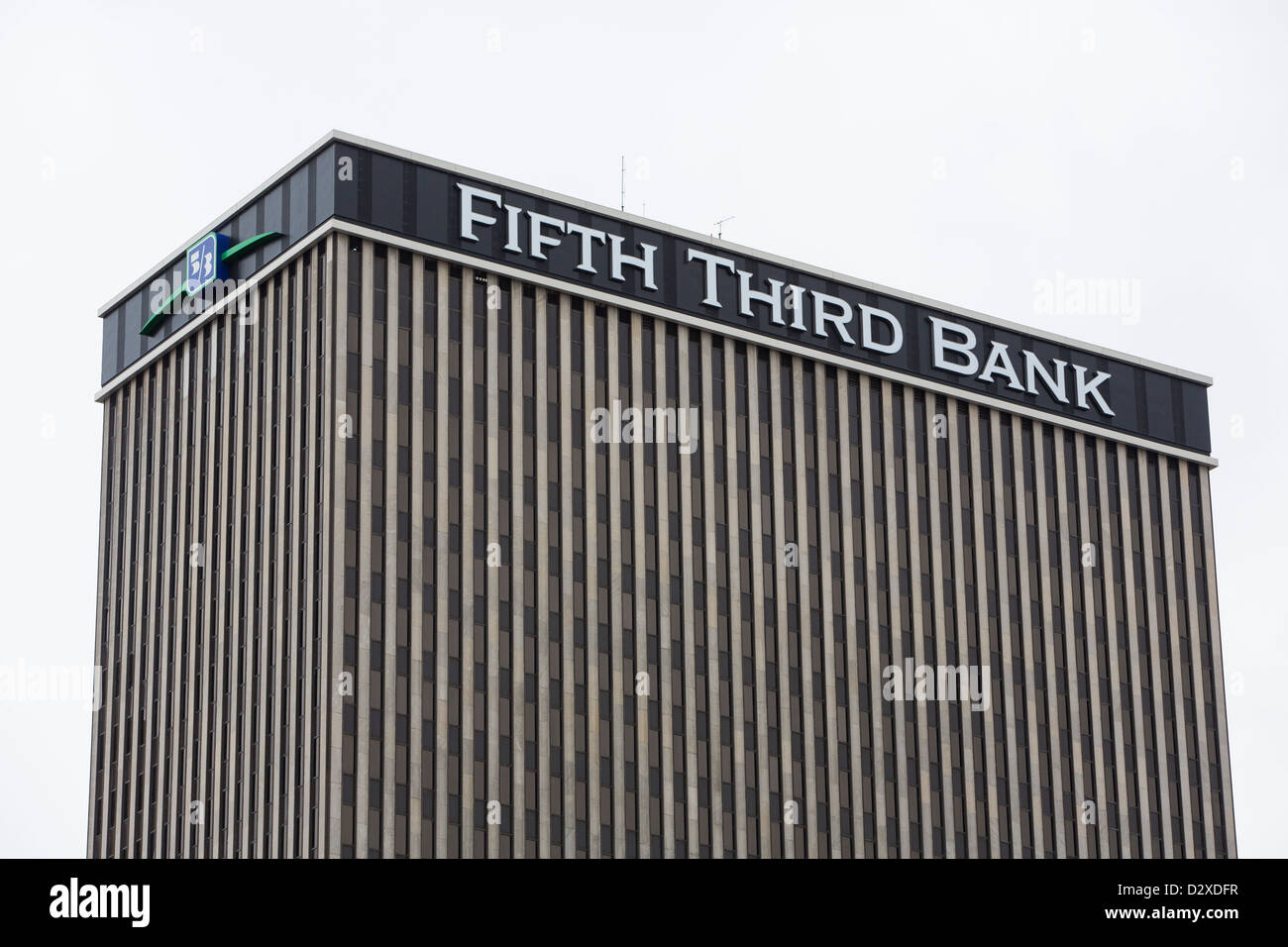 Das Hauptquartier der Fifth Third Bank. Stockfoto