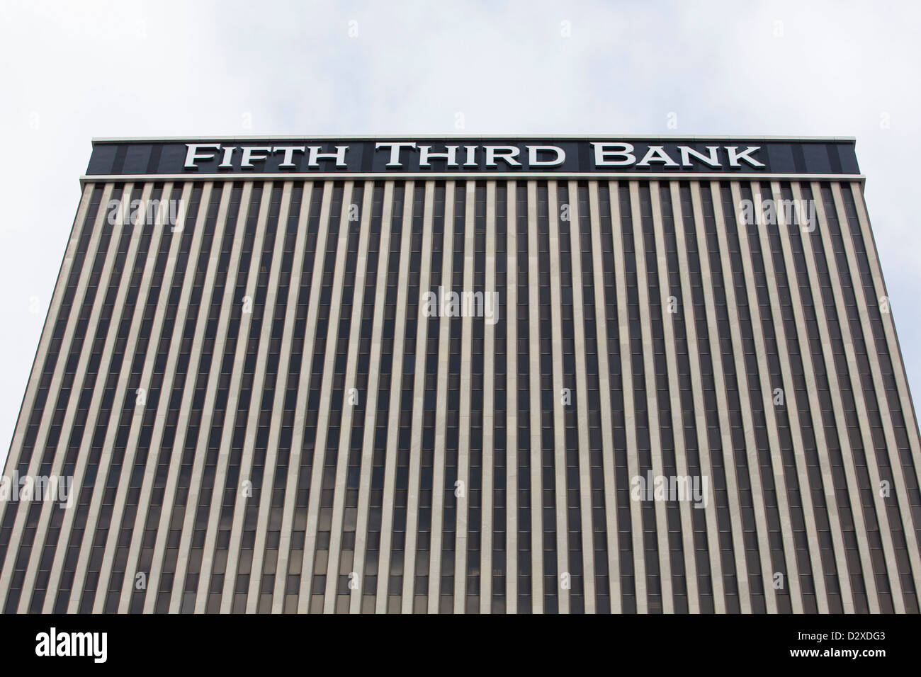 Das Hauptquartier der Fifth Third Bank. Stockfoto Das Hauptquartier der Fifth Third Bank. Stockfoto