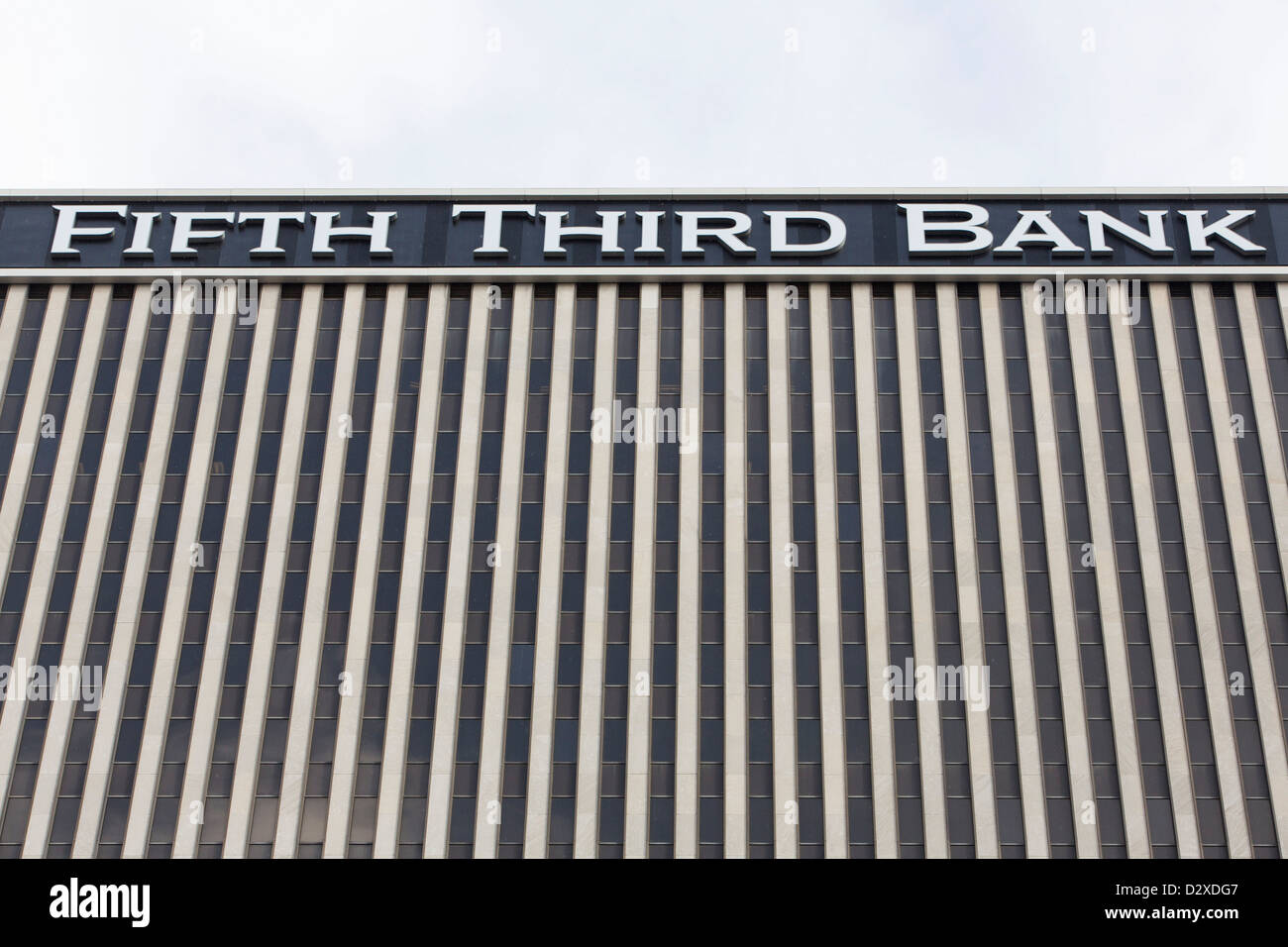 Das Hauptquartier der Fifth Third Bank. Stockfoto