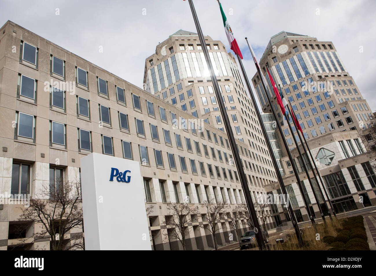 Das Hauptquartier der Verbraucher-Produkte-Hersteller Procter & Gamble. Stockfoto