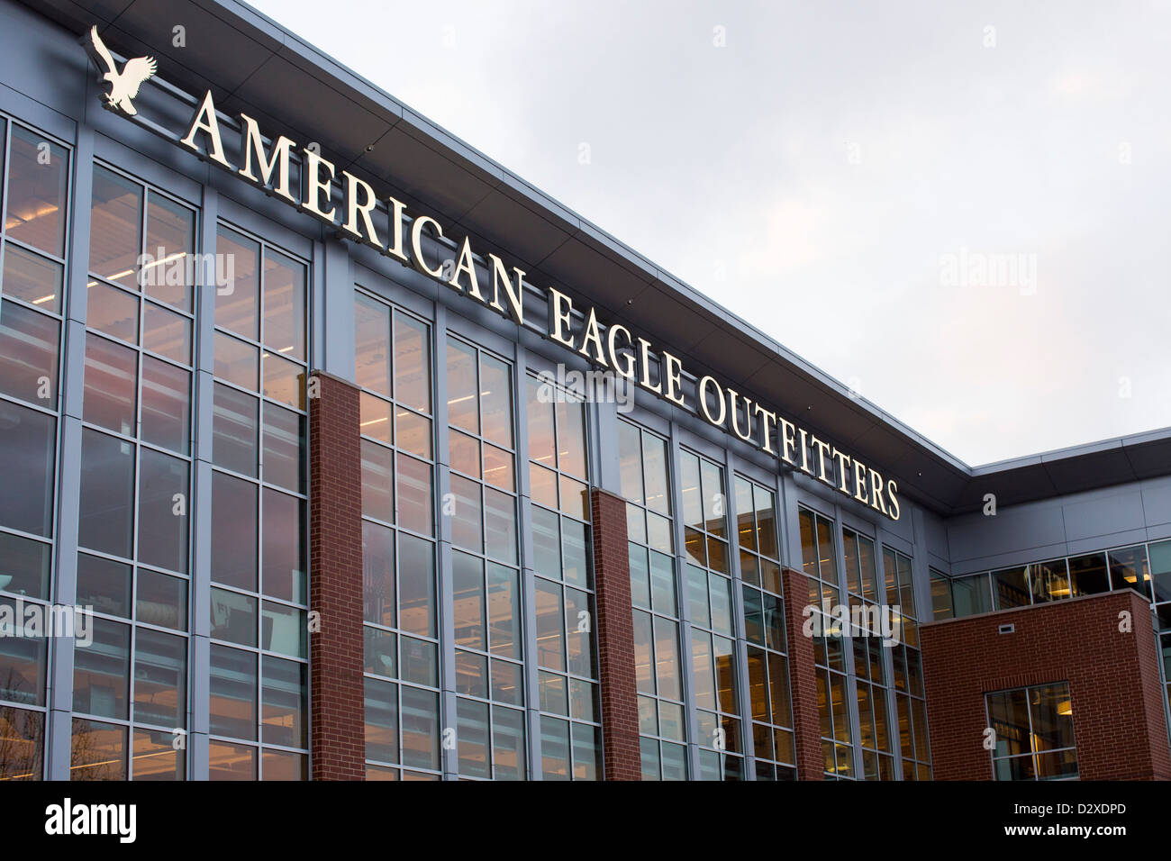 Das Hauptquartier der Bekleidungshaus American Eagle Outfitters. Stockfoto