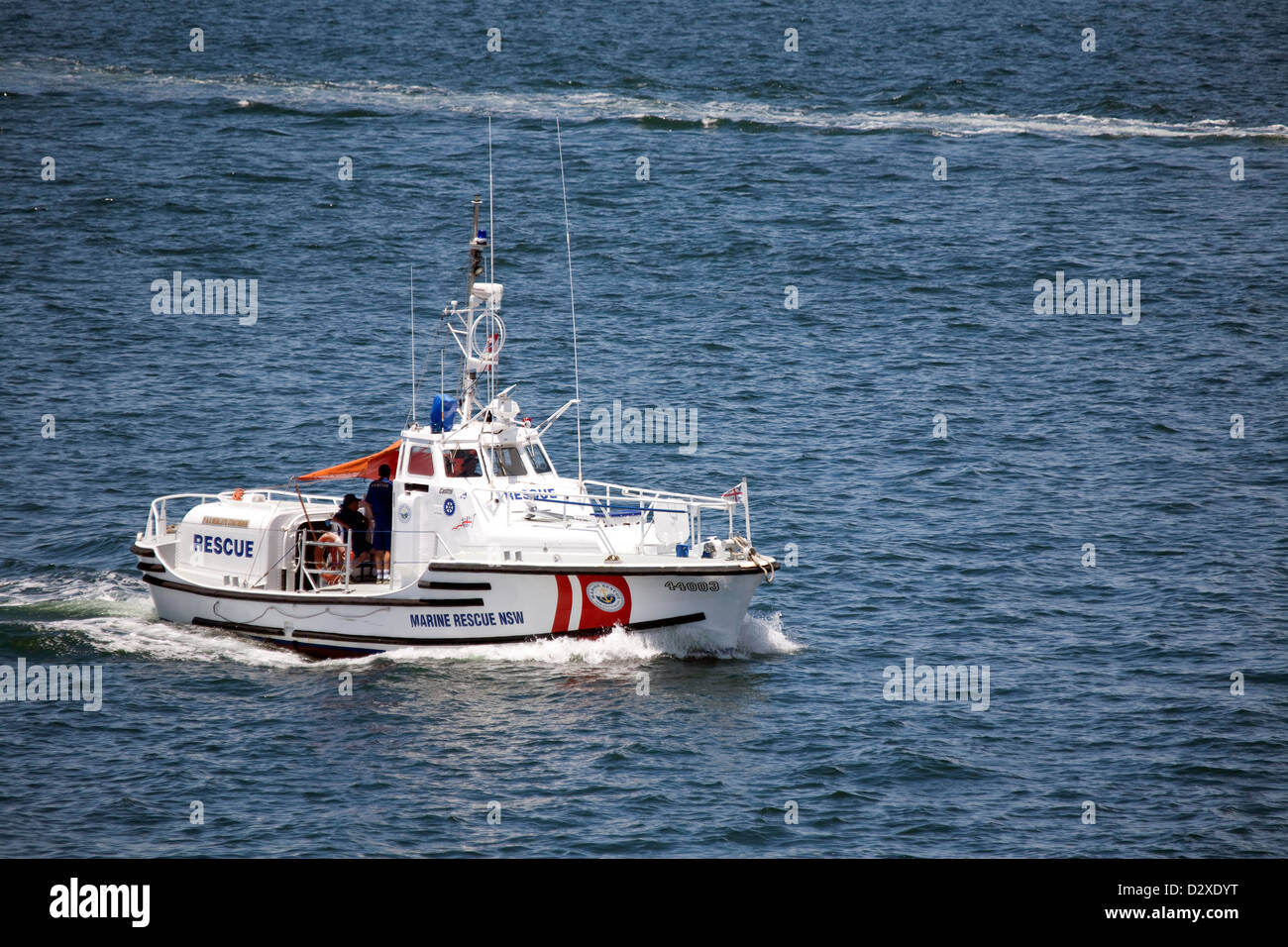 Marine Rettungsboot auf Port Botany Sydney Australien Stockfoto Marine Rettungsboot auf Port Botany Sydney Australien Stockfoto
