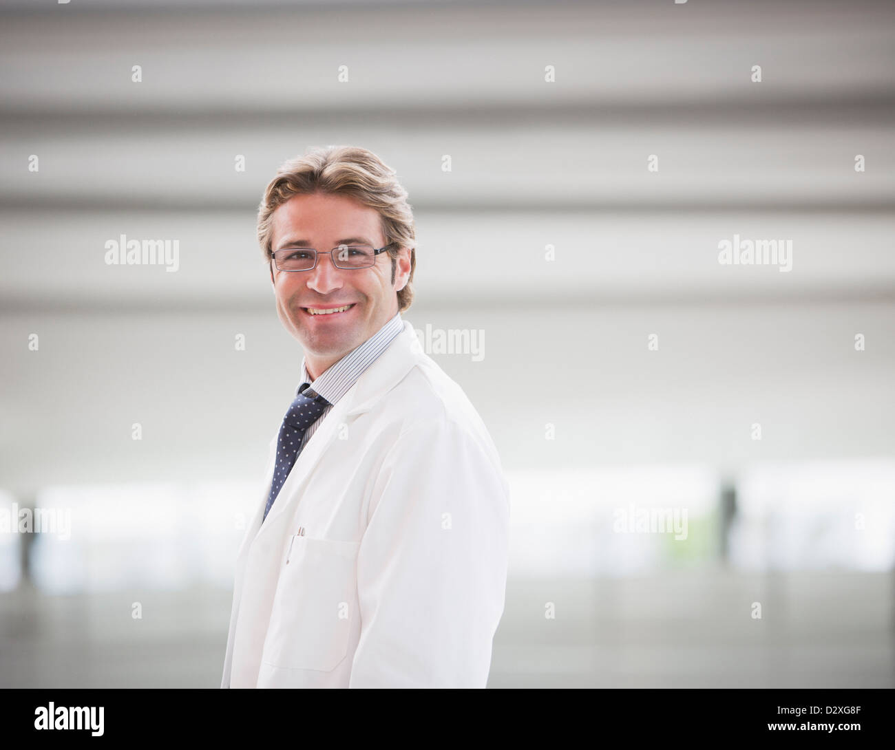 Porträt von lächelnden Arzt Stockfoto